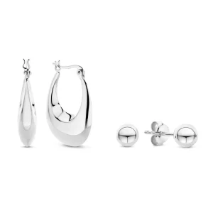 Sorprendimi 925 sterling zilveren oorbellen set