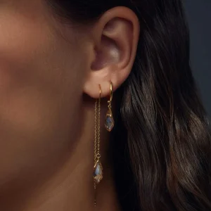 Sorprendimi 925 sterling zilver gold plated oorbellen set