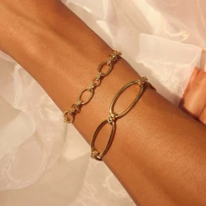 Sorprendimi 925 sterling zilveren gold plated armband giftset