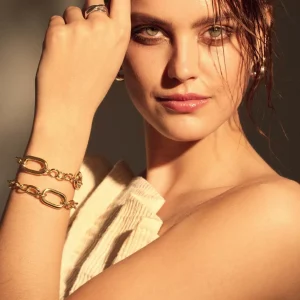 Sorprendimi 925 sterling zilveren gold plated armband giftset