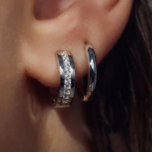 Sorprendimi 925 sterling zilveren oorbellen bezet met zirkonia stenen