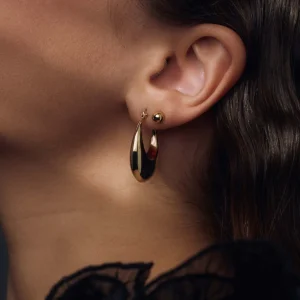 Sorprendimi 925 sterling zilver gold plated oorbellen set