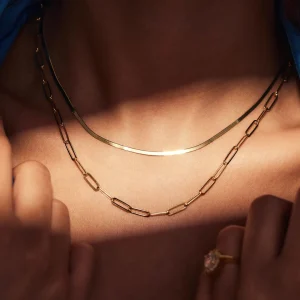 Sorprendimi 925 sterling zilveren gold plated Ketting geschenkset