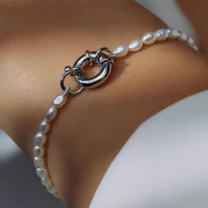 Sorprendimi 925 sterling zilver Ketting en armband Giftset met zoetwaterparels