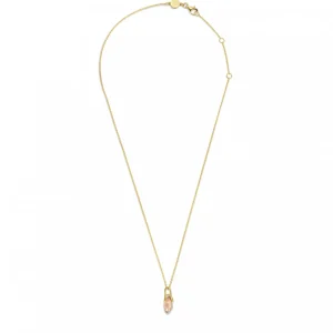 Sorprendimi 925 sterling zilveren gold plated Ketting en Oorhangers Giftset