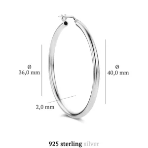 Sorprendimi 925 sterling zilveren oorbellen bezet met gekleurde zirkonia stenen