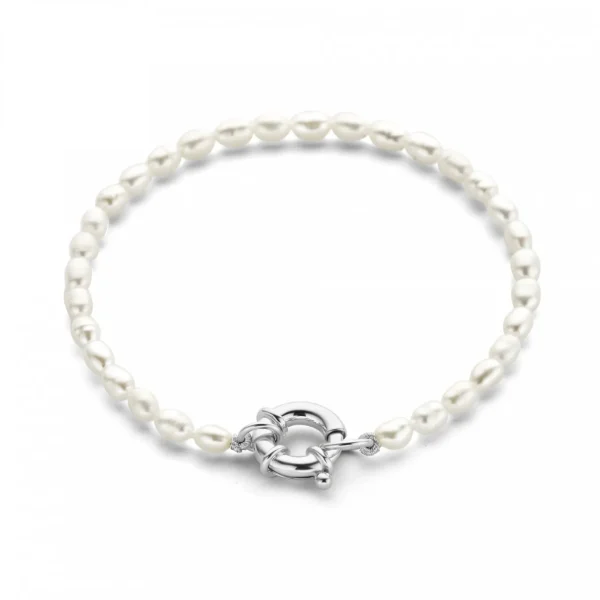 Sorprendimi 925 sterling zilver Ketting en armband Giftset met zoetwaterparels