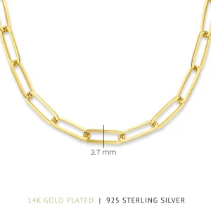 Sorprendimi 925 sterling zilveren gold plated Ketting geschenkset