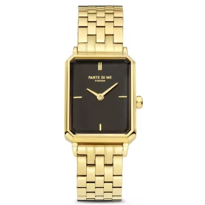 Sorprendimi goudkleurig horloge en 925 sterling zilveren gold plated armband