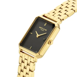 Sorprendimi goudkleurig horloge en 925 sterling zilveren gold plated armband